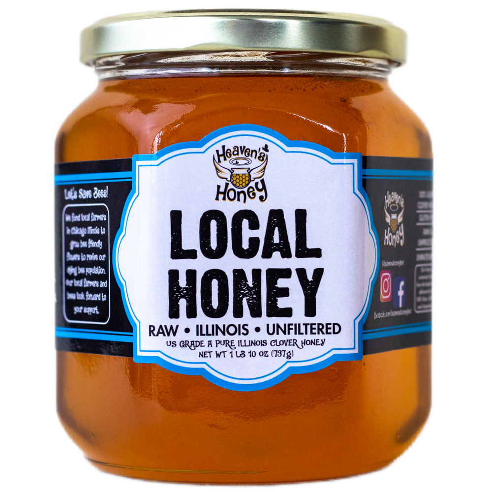 Local Chicago Honey - Large - Raw and Unfiltered