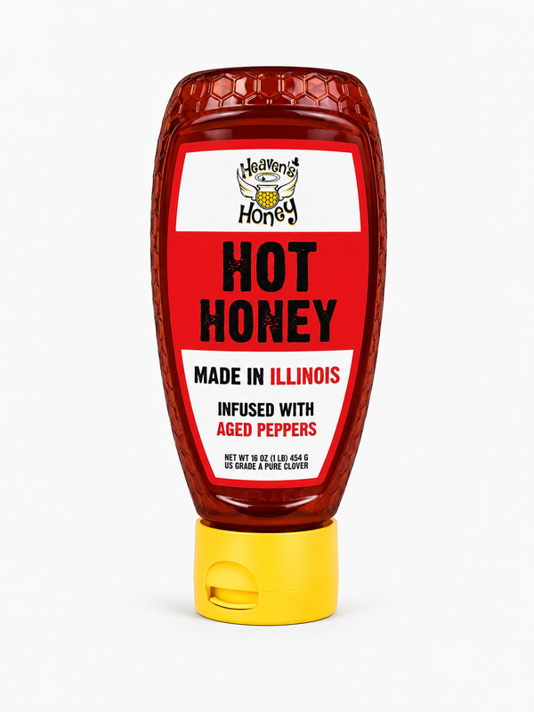 Hot Habanero Honey Squeeze Bottle 1LB