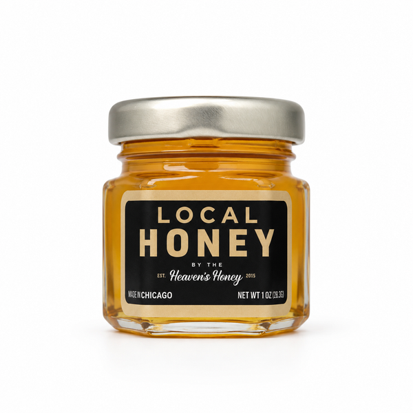 Mini Honey Jars for Events, Gifts & Favors 1.1 oz 7 flavors