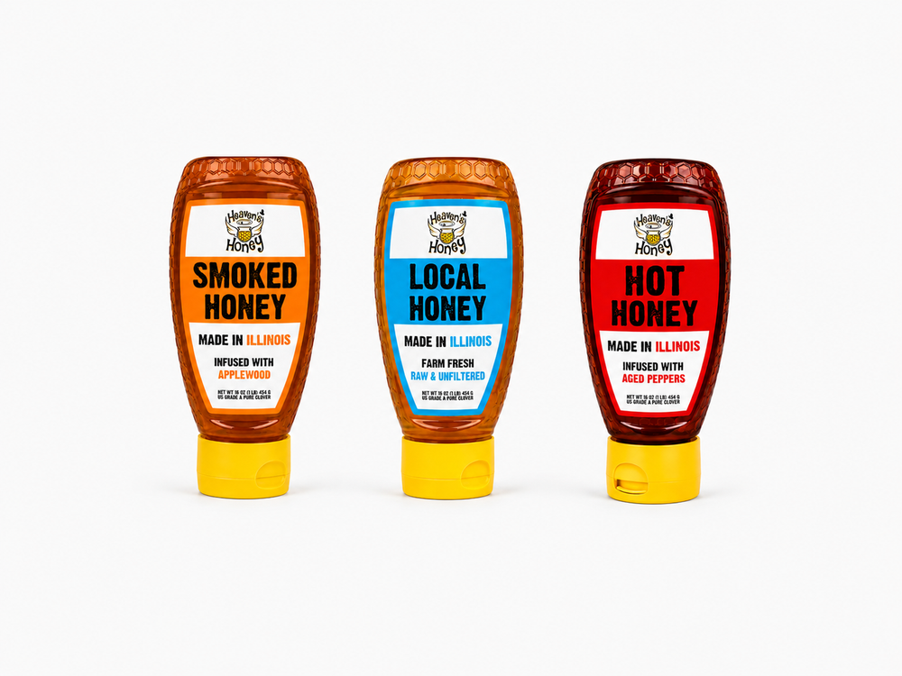 Local Illinois Honey Gift Pack | Raw and Unfiltered Honey