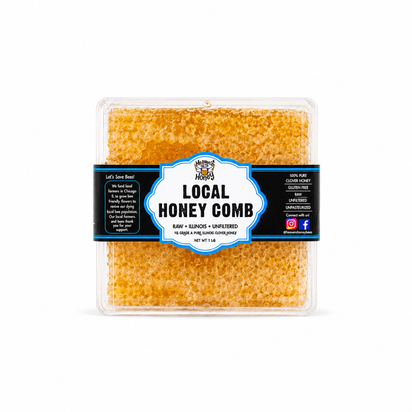 Raw Honey Comb Square 12-14 OZ