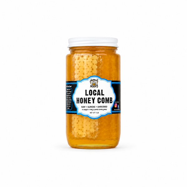Local Chicago Honey with Honey Comb