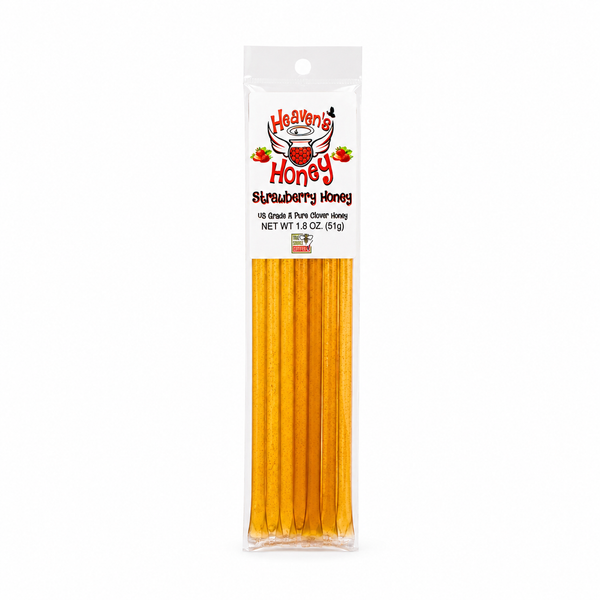 Strawberry Honey Straws