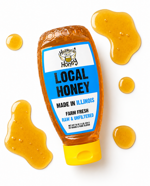 Raw Chicago Honey Squeeze Bottle – Heaven's Honey Inc.