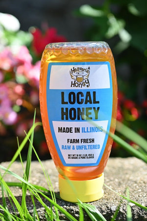 Local Chicago Honey Squeeze Bottle - Raw and Unfiltered