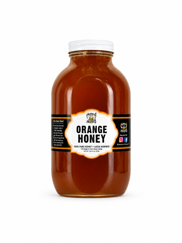 Pure Orange Blossom Raw Honey