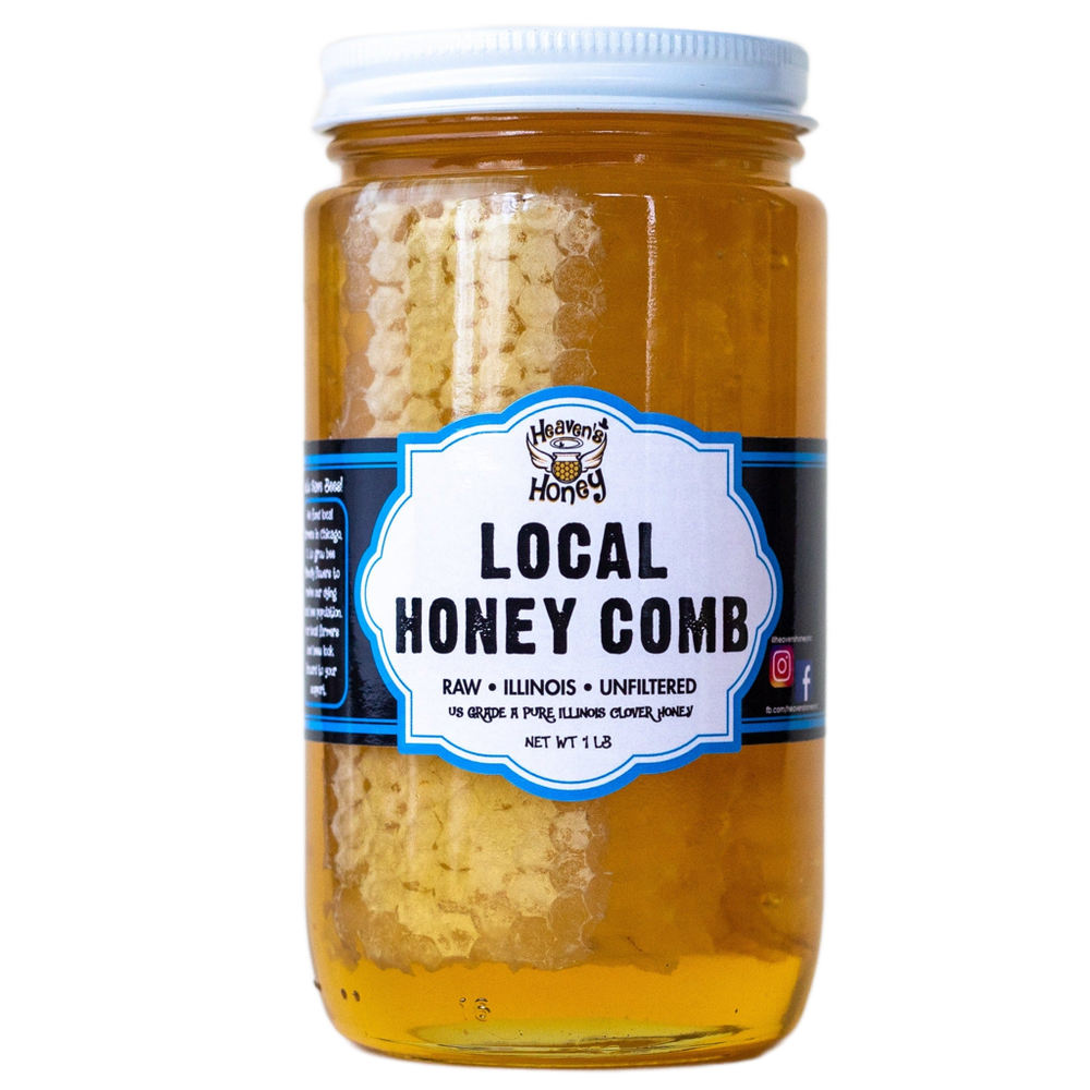 Local Chicago Honey with Honey Comb
