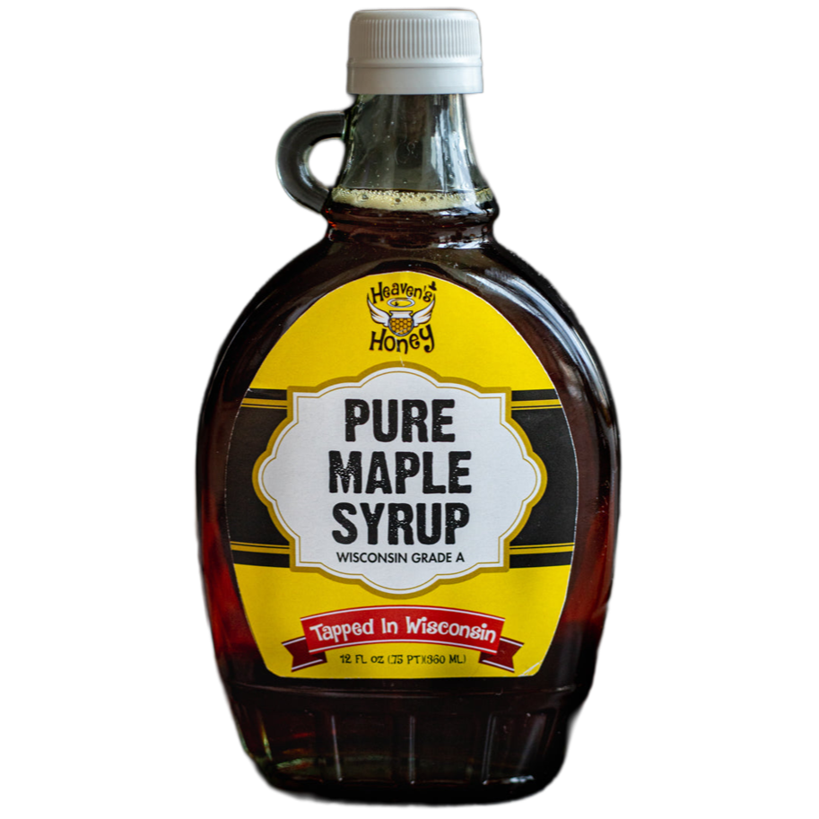 Pure Maple Syrup 12 Oz- Freshly Tapped Wisconsin