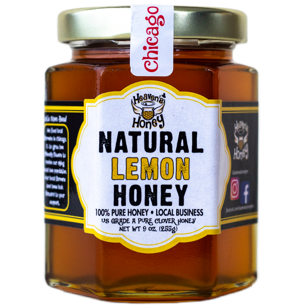Miel natural con sabor a limón